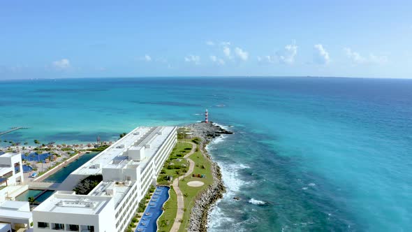 Cancun Resort Aerial View