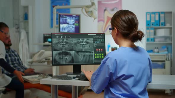 Portrait of Smiling Nurse in Dental Office