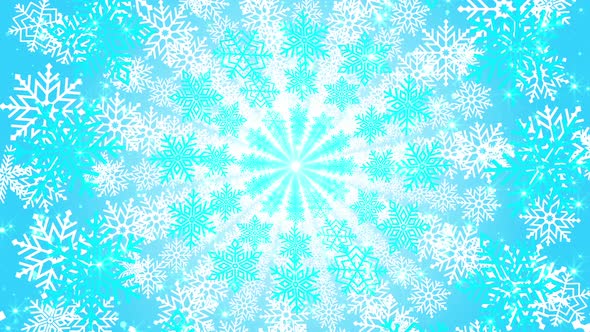 Blue Snowflakes Seamless alt