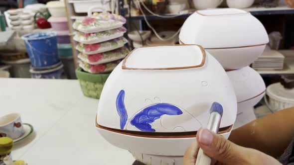 Working In A Ceramic Workshop  4