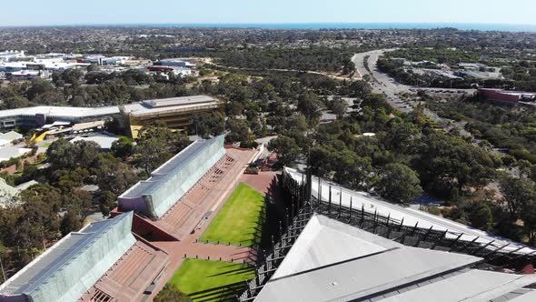 Aerial View of a University Campus in Australia