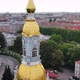 Aerial view of St. Petersburg near the Kryukov channel and Nikolsky Naval Cathedral.  - VideoHive Item for Sale