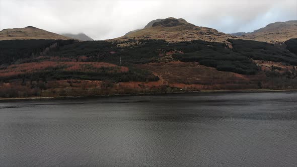 Scotland Nature Mountains Aerial View