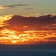 Fiery Red Sky Sunrise Over Ocean - VideoHive Item for Sale