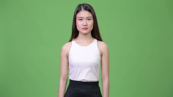 Young Beautiful Asian Businesswoman