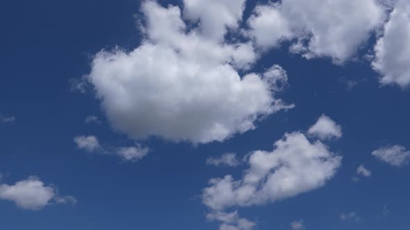 White Clouds on Blue Sky 02