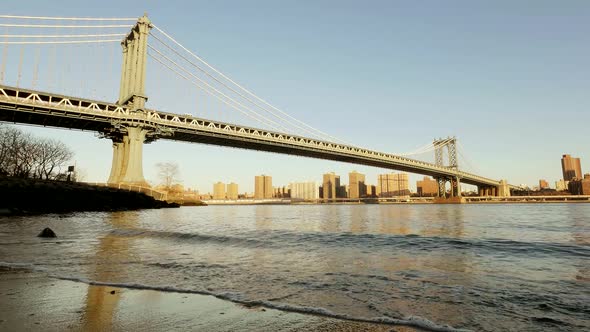 Establishing Shot of Modern Urban City Skyline High Rise Buildings alt