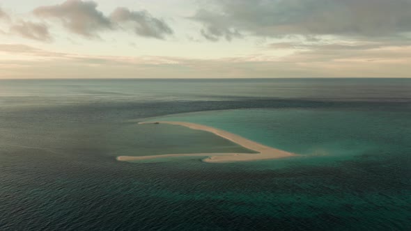 Tropical Island at Sunset. Camiguin, Philippines