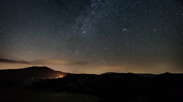 Night Stars with Milky Way