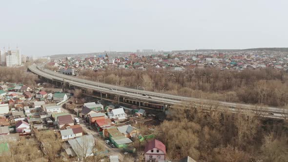 Long Bridge with Cars