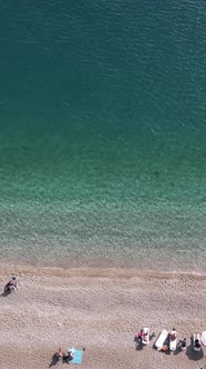 Beach at the Seaside Resort Town