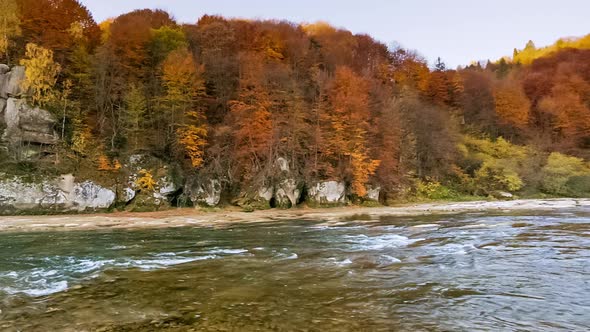 Mountain River Rapids Running Water