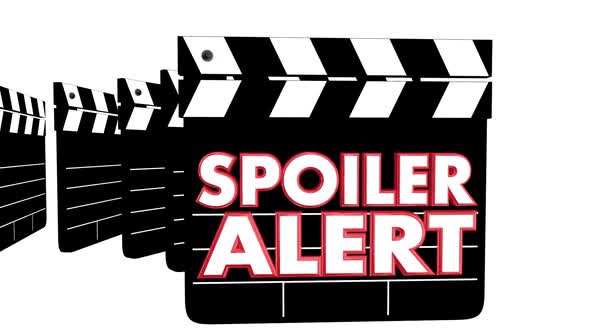 Spoiler Alert Secret Ruin Ending Revealed Movie Film Clapper 3d Animation