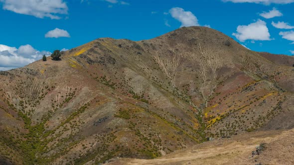 Arid mountain timelapse