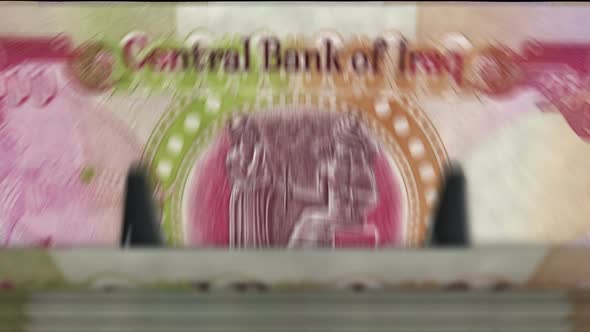 Iraq Dinar money counting machine down