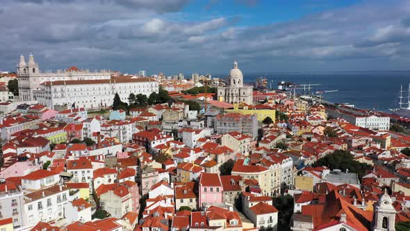 Over the Rooftops of Lisbon on Alfama Hill