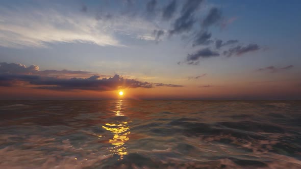 Sea During Sunset alt