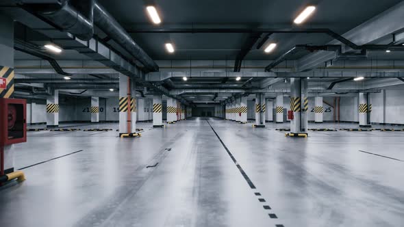 Modern Underground Parking Interior alt