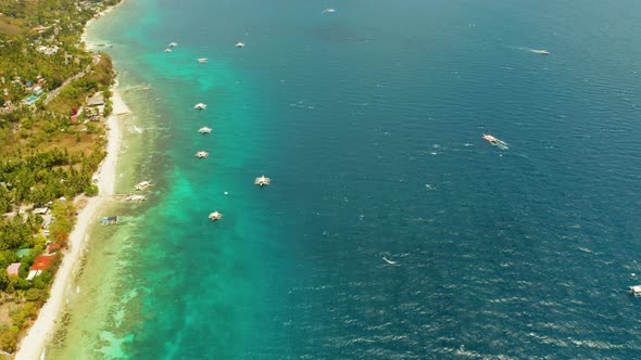 The Coast of the Island of Cebu, Moalboal, Philippines