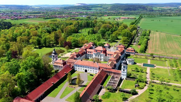 Palace Fasanerie with palace garden, Eichenzell, Hesse, Germany
