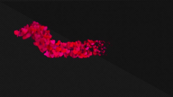 Valentines Heart Transition Element