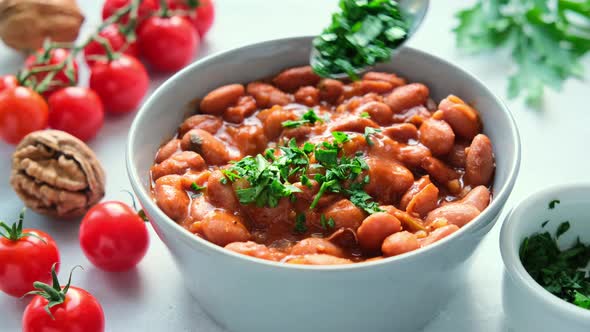 Bean dish of Georgian cuisine.