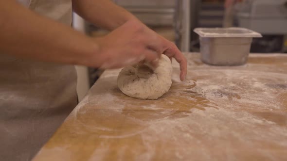 Bread Dough Preparing