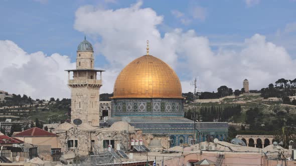 The Dome Of The Rock in Old Jerusalem