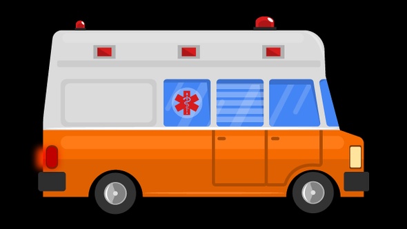 Ambulance Cartoon