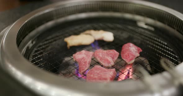 Japanese barbecue restaurant for beef