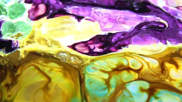 Vibrant Colours Paint Swirling Explosion alt