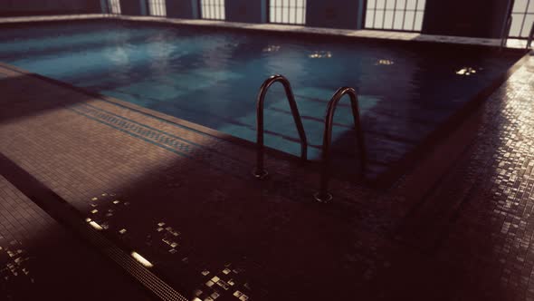 Empty Swiming Pool for Competition