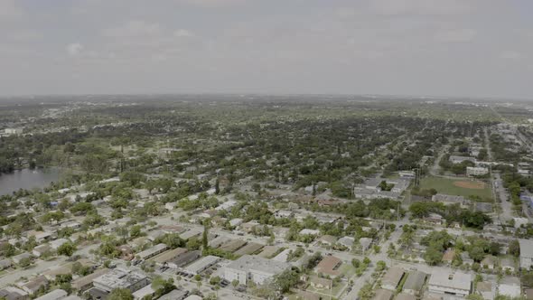 Aerial Video Residential District North Miami Nmb Fl