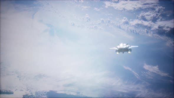 Space Shuttle Taking Off on a Mission alt