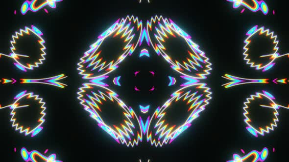 Plasma multicolored kaleidoscope for music shows 02