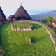 Aerial video of a traditional tribal village on the Flores Island Indonesia (4) - VideoHive Item for Sale