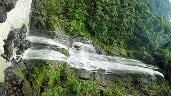 Vertical Waterfall Taiwan