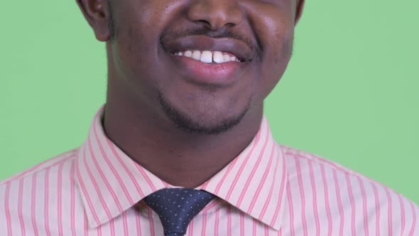 Smile of Young African Businessman