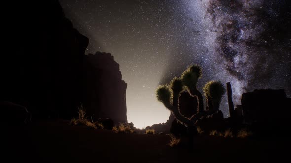 The Milky Way Above the Utah Desert USA