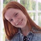 Funny Face of Teen Redhead Girl with Freckles Against White Window - VideoHive Item for Sale