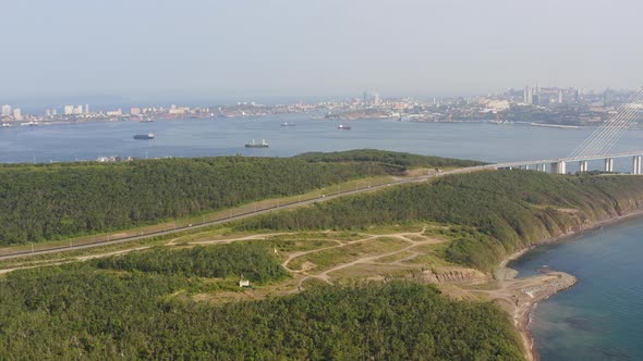 View From the Drone to the Russian Bridge