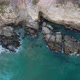 Andrew's Cliff, Cape Deslacs, Clifton Beach, Tasmania, Australia Aerial Drone 4K - VideoHive Item for Sale