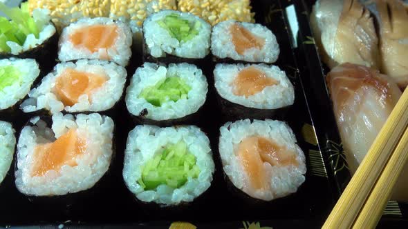 Japan Traditional Seafood Sushi