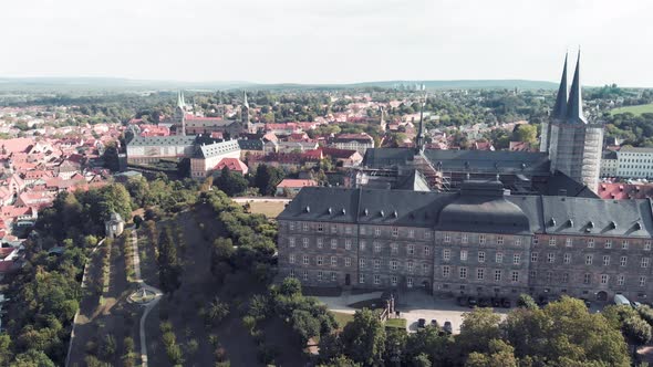 Bamberg Michaelsberg Abbey in Summer Season Germany