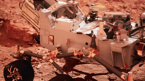 Mars Rover Perseverance Exploring the Red Planet