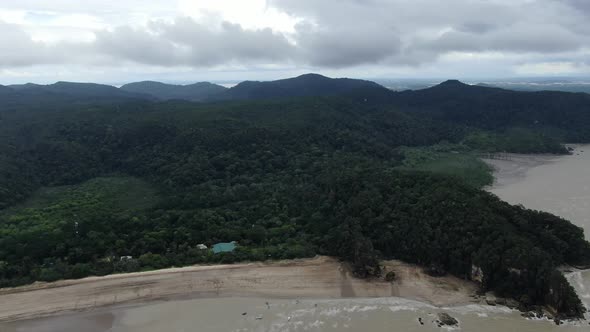 The Beaches at the most southern part of Borneo Island