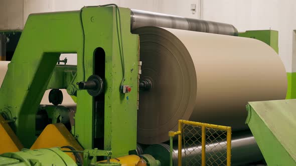 Manufactoring Equipment Produce Paper Machine Shafts At Paper Mill