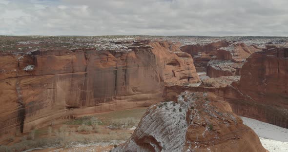 Snow blankets Canyon de Chelly