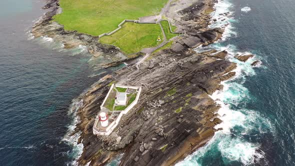 Beautiful View of Valentia Island Lighthouse at Cromwell Point, Locations Worth Visiting on the Wild