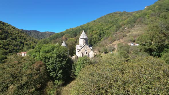 Armenian monastery in the mountains - Haghartsin alt